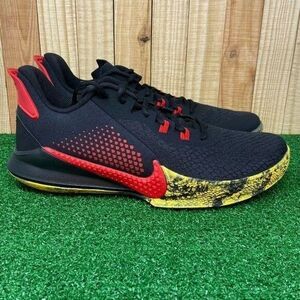 NEW Nike CK2087 002 Mamba Fury Black Red Yellow “Bruce Lee” Men's SZ 9